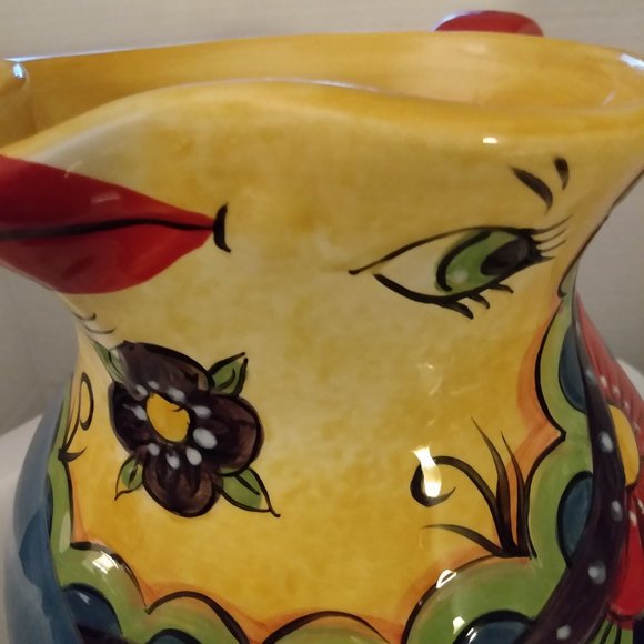 CARICA HAND PAINTED & HAND CRAFTED PITCHER - Picture 9 of 12